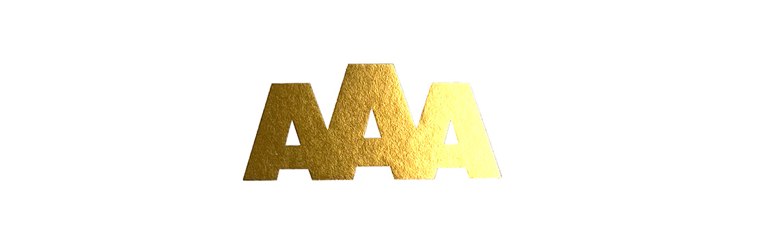 Image of AAA in gold