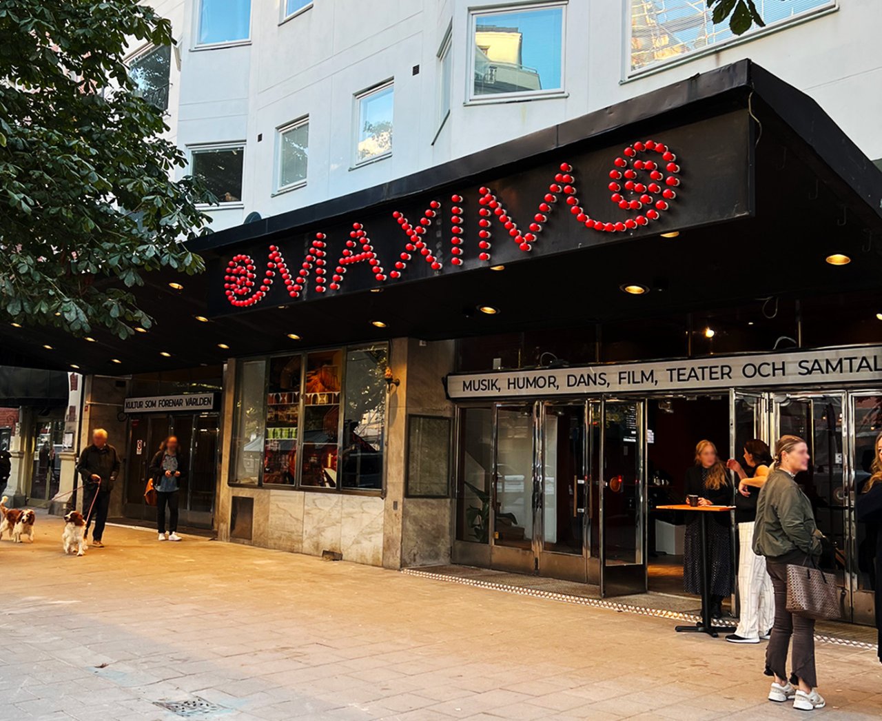 Billede af indgangen til Maxim Stockholm